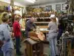 Photo of class at Rusty May's saddle shop